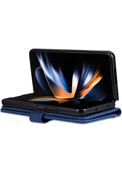 Samsung Galaxy Z Fold6 5g Cüzdan Pc Iç Pu Deri Telefon Kapağı (Yurt Dışından)