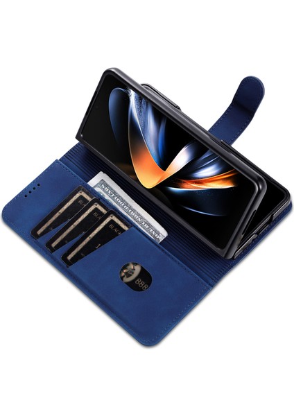 Samsung Galaxy Z Fold6 5g Cüzdan Pc Iç Pu Deri Telefon Kapağı (Yurt Dışından)