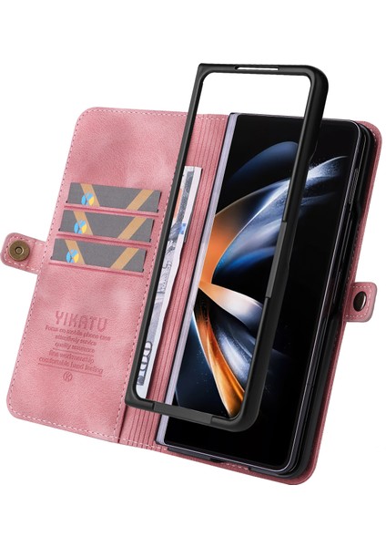 Samsung Galaxy Z Fold6 5g Pu Deri Cilt Dokunuşlu Telefon Kılıfı (Yurt Dışından) fırsatları