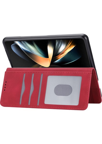 Samsung Galaxy Z Fold6 5g Cüzdan Telefon Kılıfı Deri Kapak (Yurt Dışından)