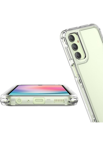 Samsung Galaxy A24 4g (162.1 x 77.6 x 8.3 Mm) Şeffaf Kılıf Akrilik+Tpu Hibrit Telefon Kapağı (Yurt Dışından) indirimleri
