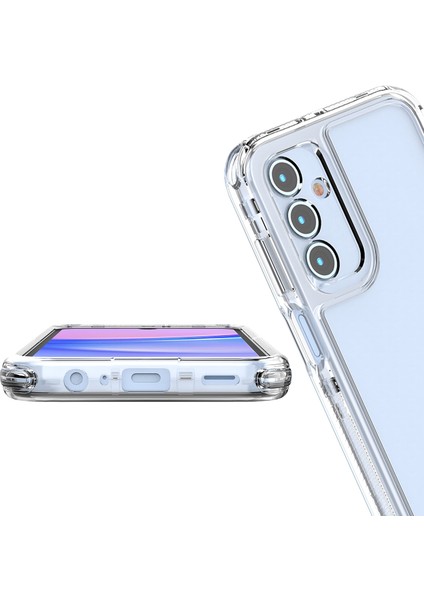 Samsung Galaxy A15 4g / 5g Akrilik+Tpu Düşmeye Dayanıklı Şeffaf Telefon Kılıfı (Yurt Dışından)