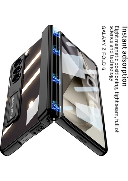 Samsung Galaxy Z Fold6 5g Elektro Kaplama Kickstand Pc Telefon Kapağı (Yurt Dışından)