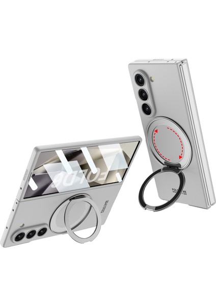 Samsung Galaxy Z Fold6 5g Kickstand Kılıf Manyetik Pc Telefon Kapağı (Yurt Dışından)