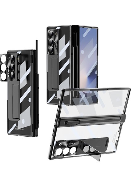 Samsung Galaxy Z Fold6 5g Stylus Yuvası Menteşe Kickstand Pc Kapağı (Yurt Dışından)