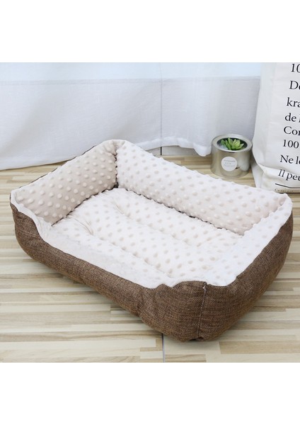 Sıcak Peluş Kedi Yatağı Kedinin Kış Malzemeleri 60CM (Yurt Dışından)