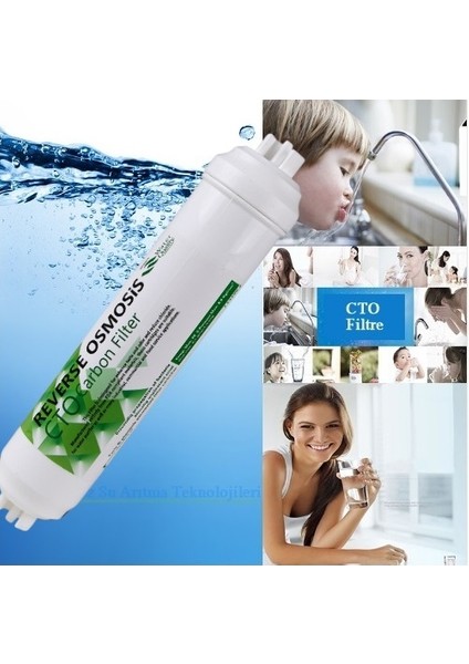 Water System Kapalı Kasa 3 Lü Set Inline Su Arıtma Filtresi Ro 122