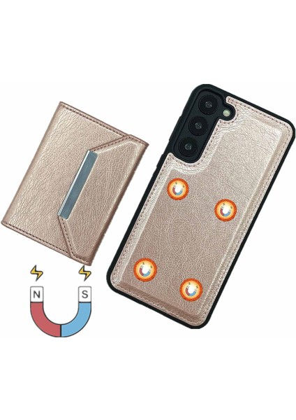 Samsung Galaxy S22 5g Deri+Tpu Telefon Kılıfı Kart Çantalı Kickstand (Yurt Dışından) fiyatları