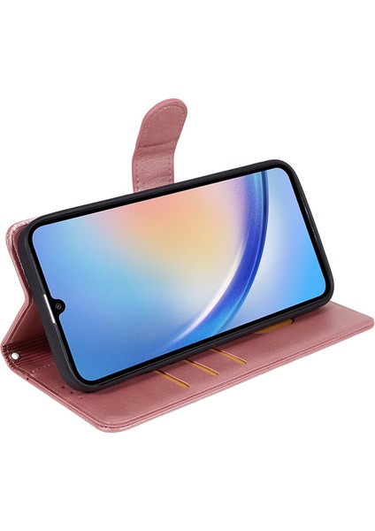 Samsung Galaxy M35 5g Flip Folio Buzağı Dokulu Deri Telefon Kılıfı (Yurt Dışından) indirimleri