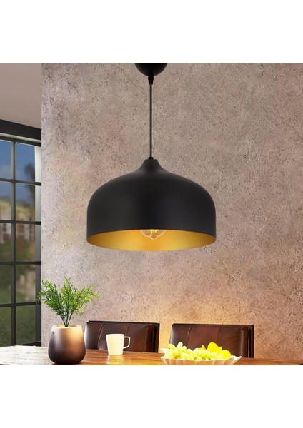 Linen Siyah Metal Büyük Boy Sarkıt 241752