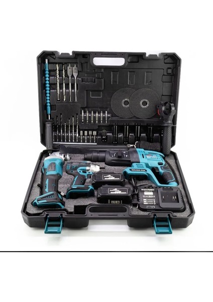 3'lü Set 36v Şarjlı Spral 36v Şarjlı Hıltı 36v Bijon Sökme Torklu Vidalama