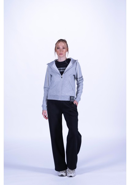 Bol Kesim Oversize Pantolon, Futter Baskı Detaylı
