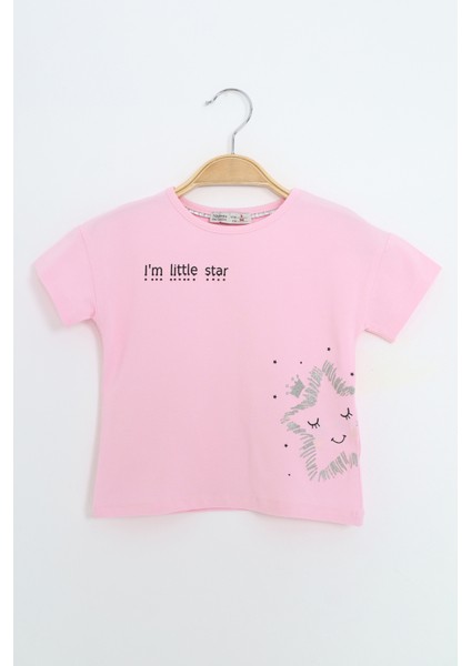 Kız Çocuk Baskılı Tişört