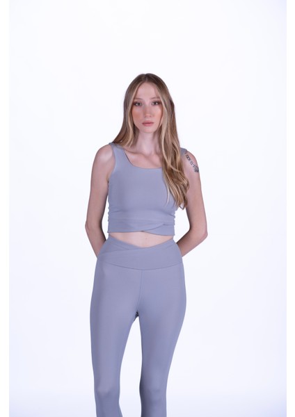 Activeup W V-Shaped Crop Top