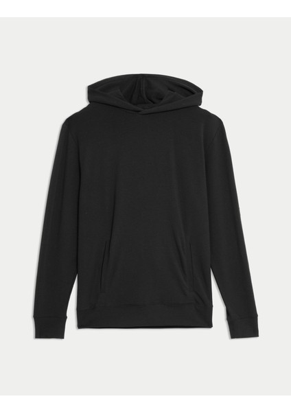 Supima® Cotton Kapüşonlu Sweatshirt