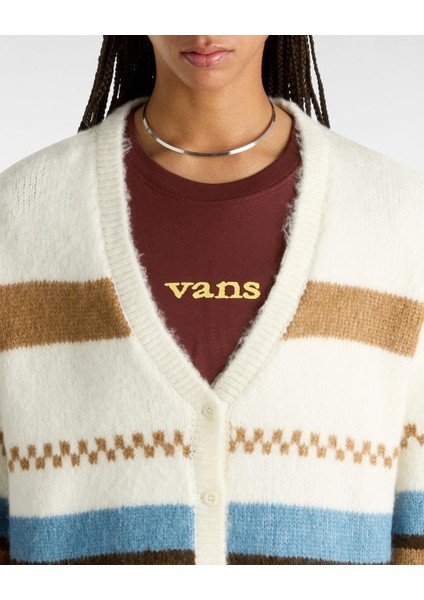 Valerie Stripe Cardigan VN000HJBFS81 Kadın Sweater