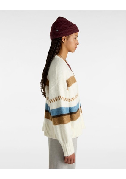Valerie Stripe Cardigan VN000HJBFS81 Kadın Sweater modelleri