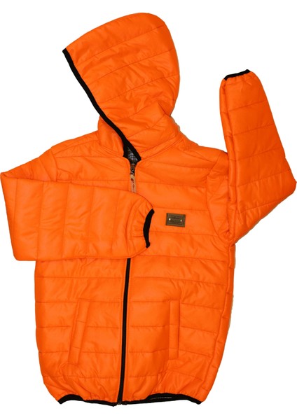 K23 2416 Erkek Içi Dijital Baskılı Cepli Mont