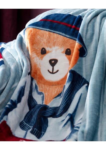 Fares Ayı Tek Kişilik Welsoft Polar Baskılı Battaniye - Bej fiyatları