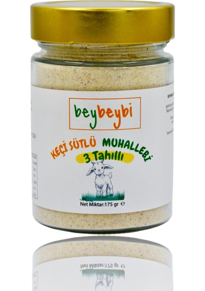 Beybeybi Keçi Sütlü 3 Tahıllı Muhallebi 175GR