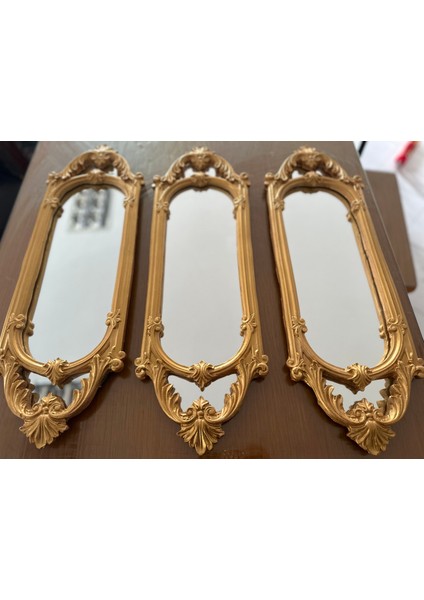 Duvar Aynası 3 Lü Set Dekortaif Tasarım Büyük Boy Ayna modelleri