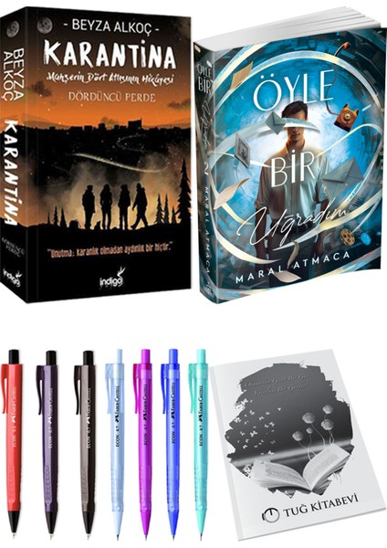 Öyle Bir Uğradım 2 ve Karantina 4 Beyza Alkoç 2'li Set + Hediyeli