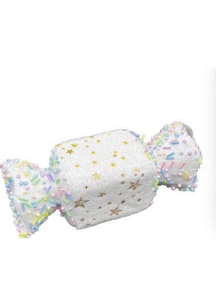 Yılbaşı Ağaç Süsü Şeker Beyaz 15 cm