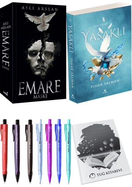 Yasaklı ve Emare Maske Aslı Arslan 2'li Set + Hediyeli