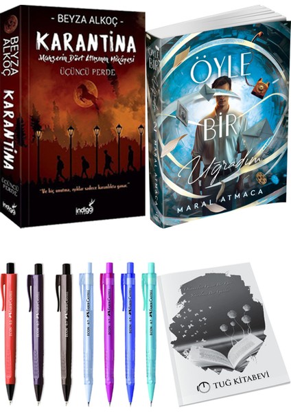 Öyle Bir Uğradım 2 ve Karantina 3 Beyza Alkoç 2'li Set + Hediyeli