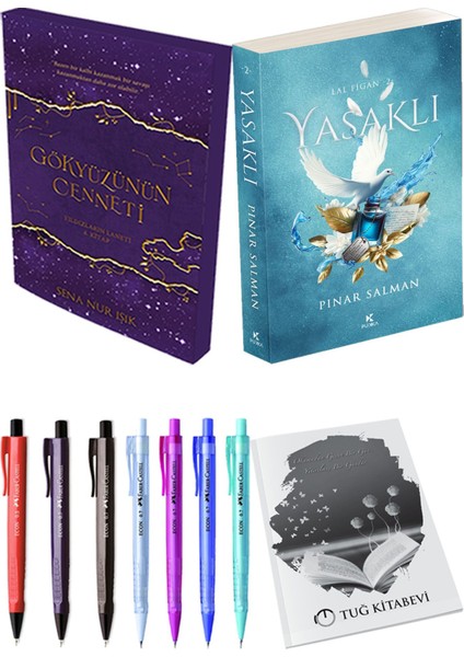 Yasaklı ve Gökyüzünün Cenneti 4 Sena Nur Işık 2'li Set + Hediyeli