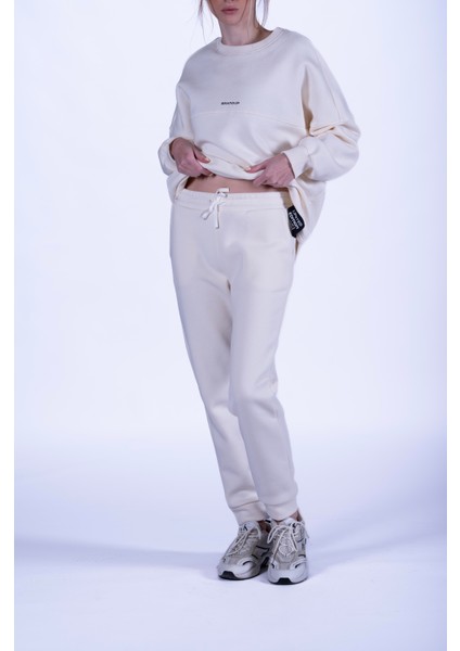 Slim Fit Jogger Pantolon, Baskı Detaylı