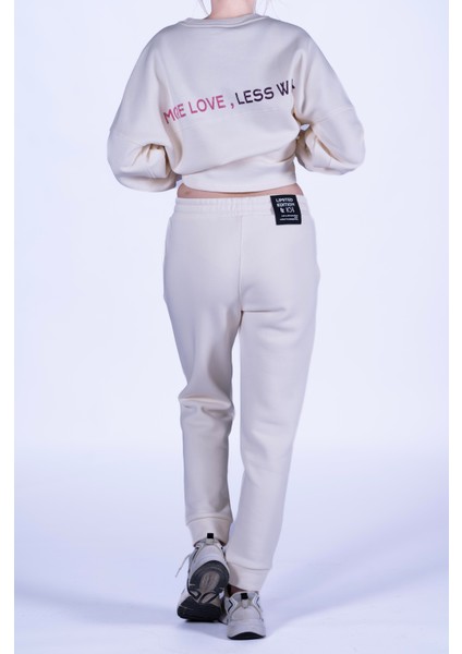 Slim Fit Jogger Pantolon, Baskı Detaylı fırsatları