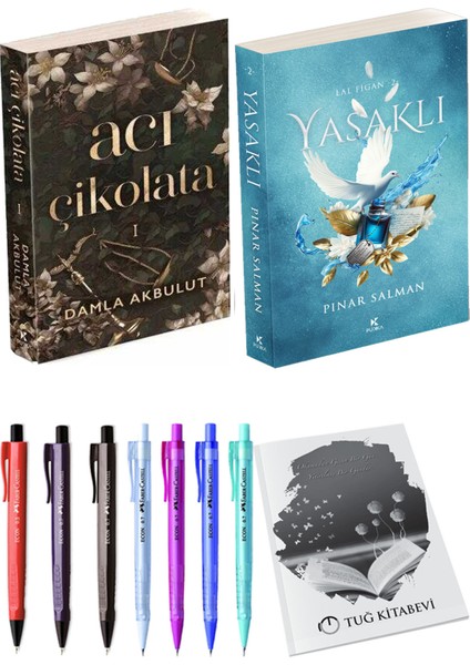 Yasaklı ve Acı Çikolata Damla Akbulut 2'li Set + Hediyeli