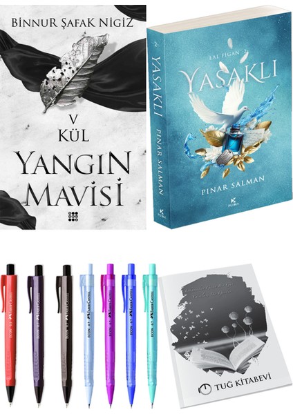 Yasaklı ve Dokuz Yayınları Yangın Mavisi 5 Kül Binnur Şafak Nigiz + Hediyeli