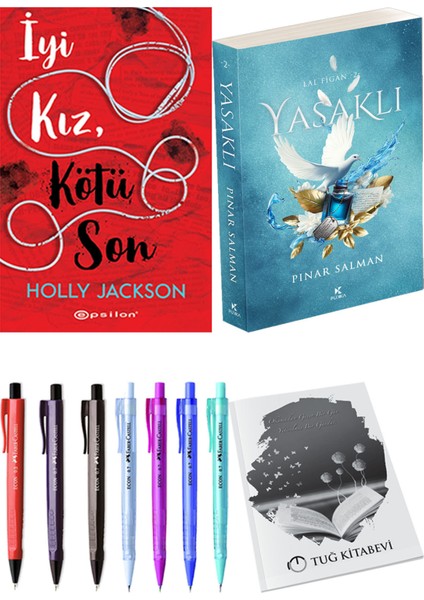 Yasaklı ve Epsilon Yayınevi İyi Kız Kötü Son Holly Jackson 2'li Set + Hediyeli