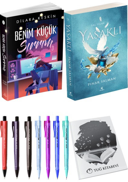 Yasaklı ve Ephesus Yayınları Benim Küçük Sırrım 3 Dilara Keskin 2'li Set + Hediyeli