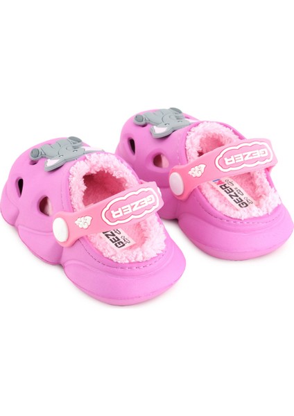 Kız Çocuk Kışlık Eva Içi Peluşlu Ev Bahçe Kreş Terlik Sandalet fırsatları