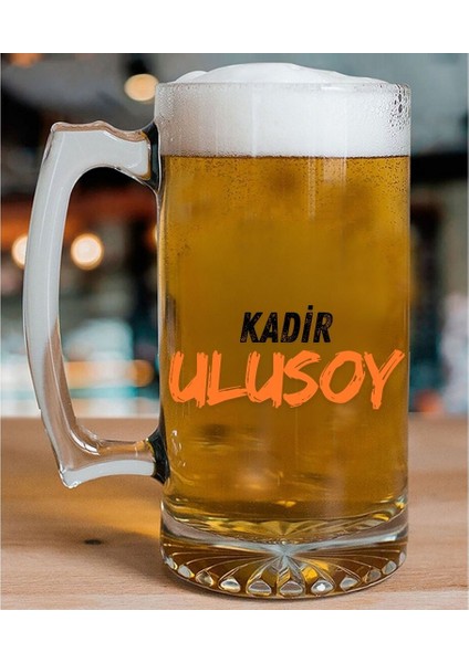 Kişiye Özel Tasarımlı Bira Bardağı