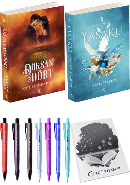 Yasaklı ve Doksan Artı Dört 2 Gülben Sakar 2'li Set + Hediyeli
