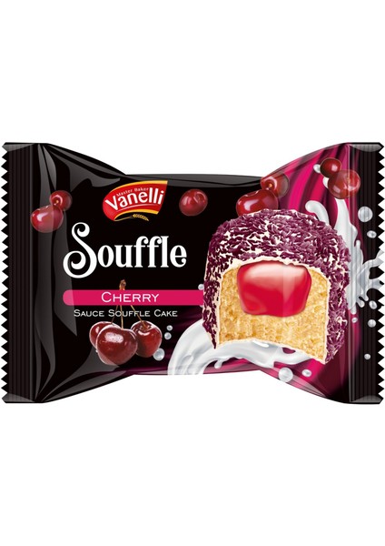 Souffle Vişneli Sufle Kek 50 gr (1 Kutu)