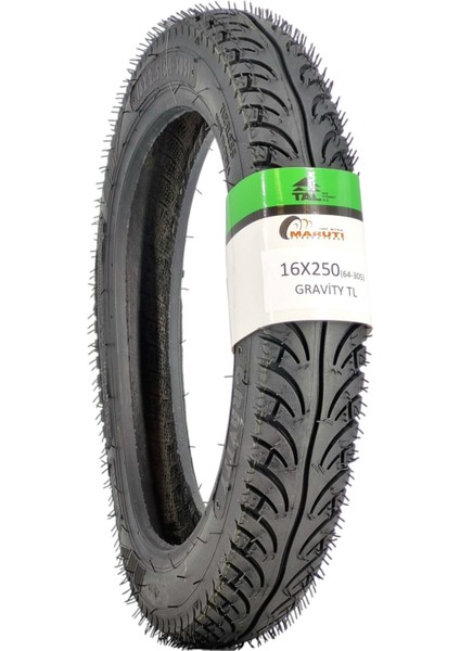 VOLTA VSX, FALCON SMART 250, MONDİAL E- MON, YUKİ LOTUS 16x250 64-305 Tl Tubeless - Dubleks Motosiklet Lastiği