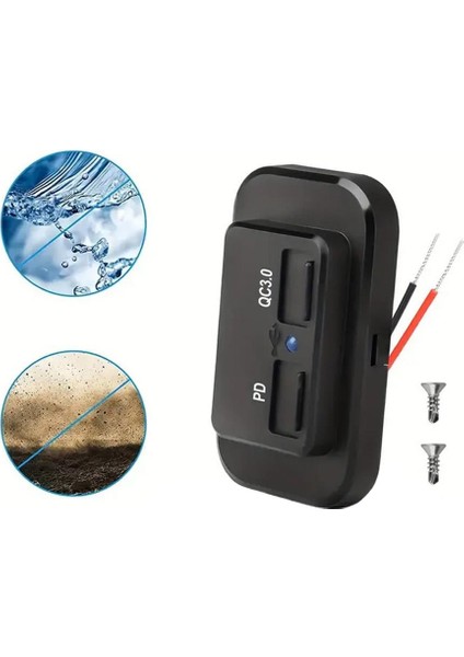 Shuıvan USB Type C Girişi Ikili USB iPhone Şarj Söketi 3.0AH fiyatları