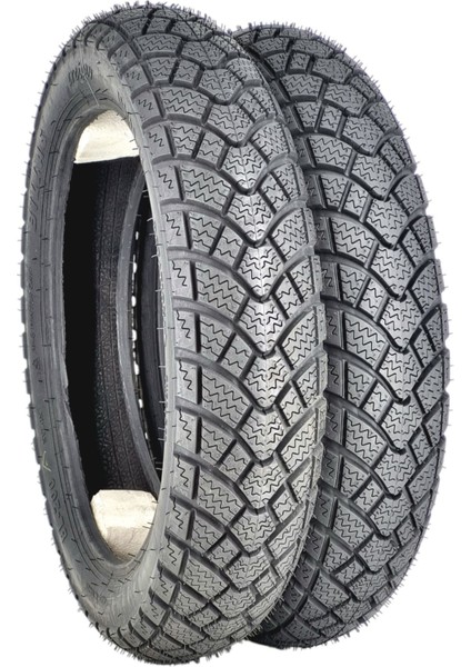 Honda Dio Kışlık Lastik Takımı 100/90-14 ve 90/90-14 Tl (Tubeless - Dubleks) BL200DİOSET