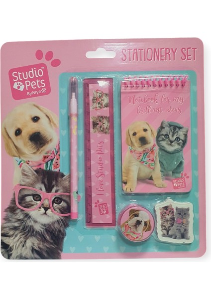 Studıo Pets 5 Parça Lisanslı Kırtasiye Seti