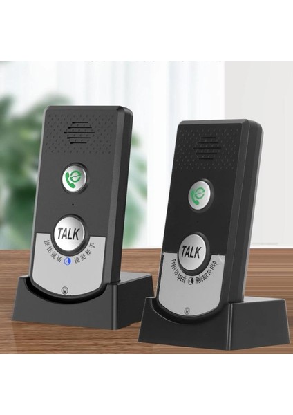 Diyafon Interkom Audio Kablosuz Konuşmalı Diyafon Kapı Zili Uzun Mesafe Iki Yönlü Zil