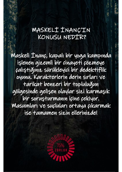 Pabu Play Maskeli İnanç Dedektif Oyunu Suçlu Gizem Cinayet Çözme Polisiye Katil Kim VR Eğlenceli Grup Oyunu