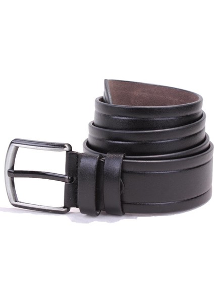 DMK26-454 Siyah 4.5 cm Suni Deri Erkek Kemer modelleri