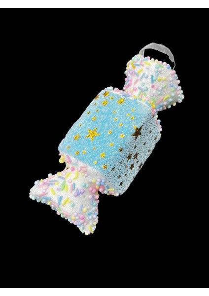 Yılbaşı Ağaç Süsü Şeker Mavi 15 cm modelleri