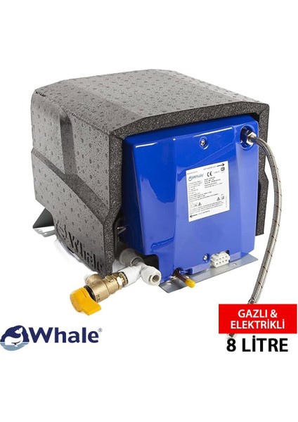 Whale 8 Litre Gazlı & Elektrikli Su Isıtıcı