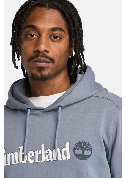 Kennebec Rıver Linear Log Gri Erkek Sweatshirt